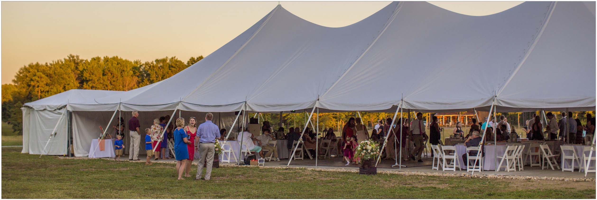 high peak wedding tents